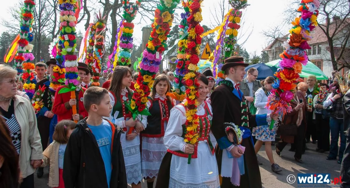 Niedziela Palmowa w Łysych / arch. wdi24.pl 