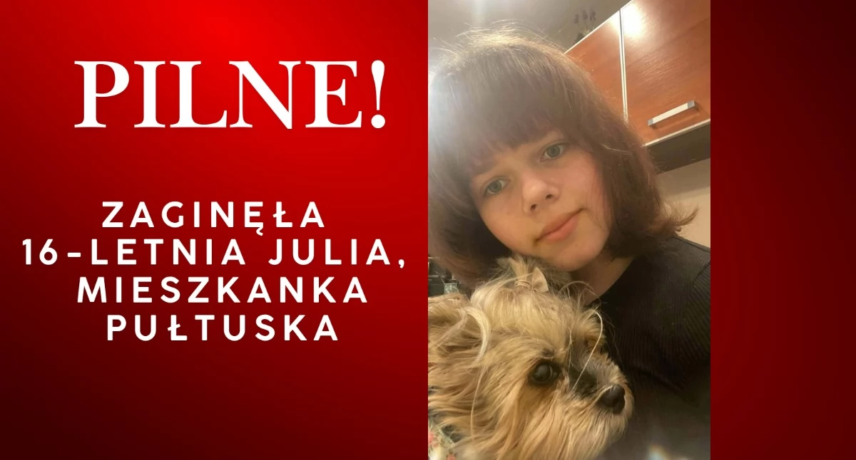 Policja, Zaginęła letnia Julia Pułtuska - zdjęcie, fotografia