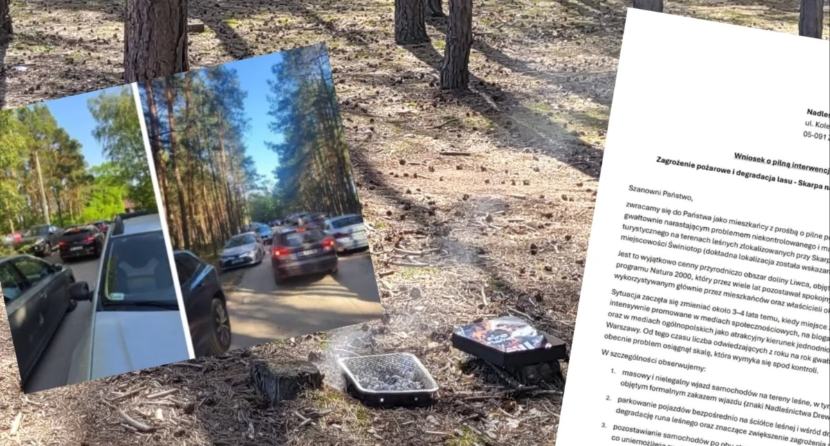 Alarm mieszkańców. Boją się o las nad Liwcem: „To kwestia czasu”