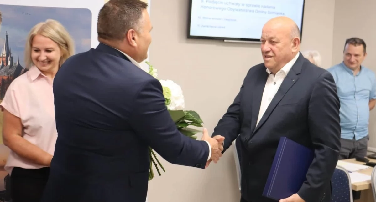Andrzej Ruciński Honorowym Obywatelem Gminy Somianka