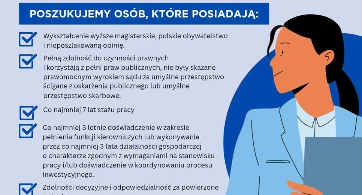 Jest praca! Urząd Miejski w Wyszkowie poszukuje naczelnika
