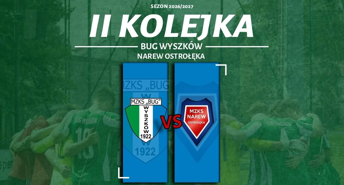 Bug Wyszków wraca na własne boisko. W sobotę starcie z Narwią Ostrołęka