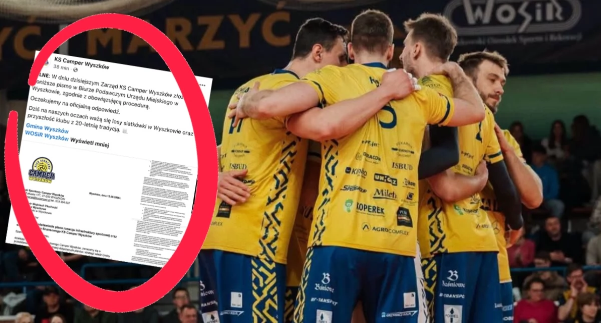 „Dziś ważą się losy siatkówki w Wyszkowie”. Camper stawia konkretne pytania burmistrzowi