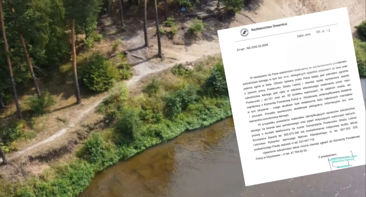 Mieszkańcy znad Liwca nie odpuszczają. Teraz odpowiada im Nadleśnictwo