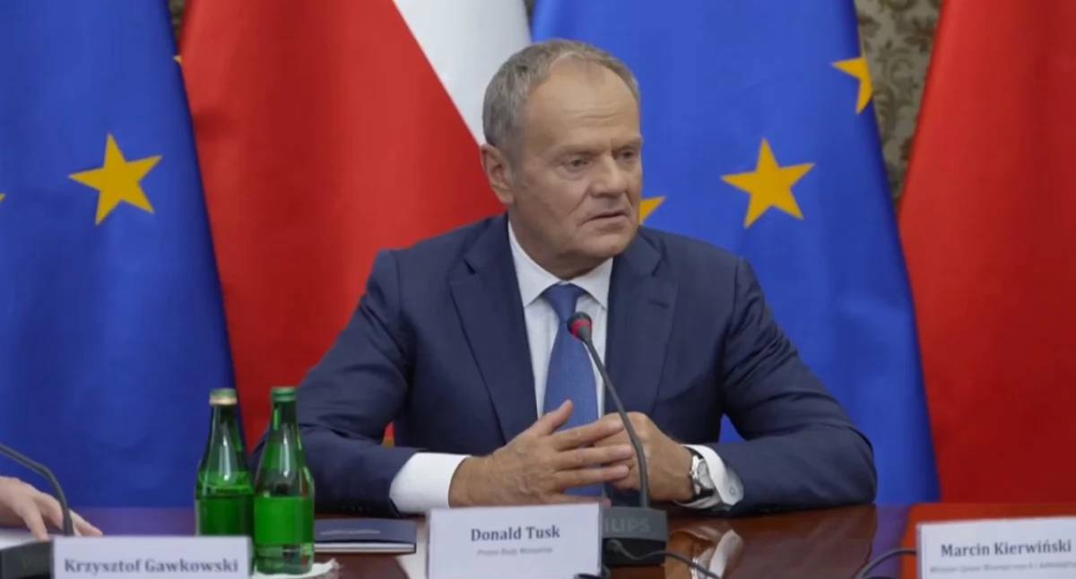 Zdjęcie: kadr z transmisji na żywo / Facebook.com/donaldtusk