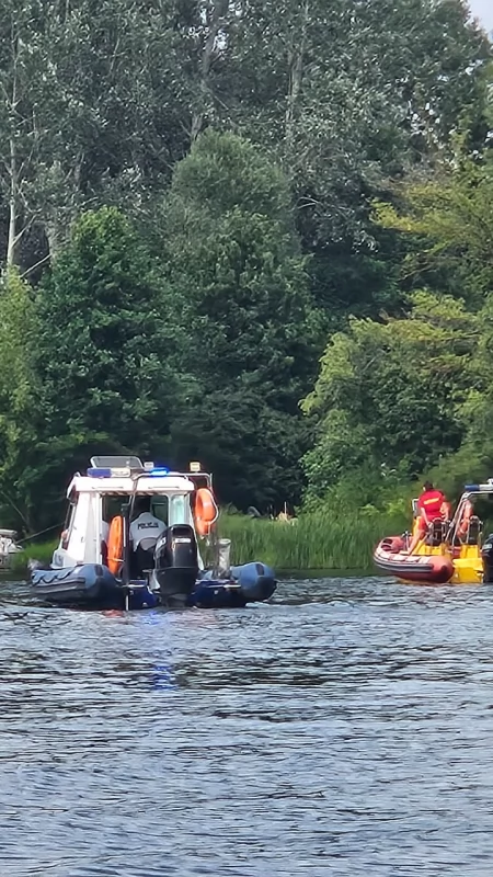 Tragiczny finał niedzielnego wypoczynku. Trwają poszukiwania mężczyzny na Narwi