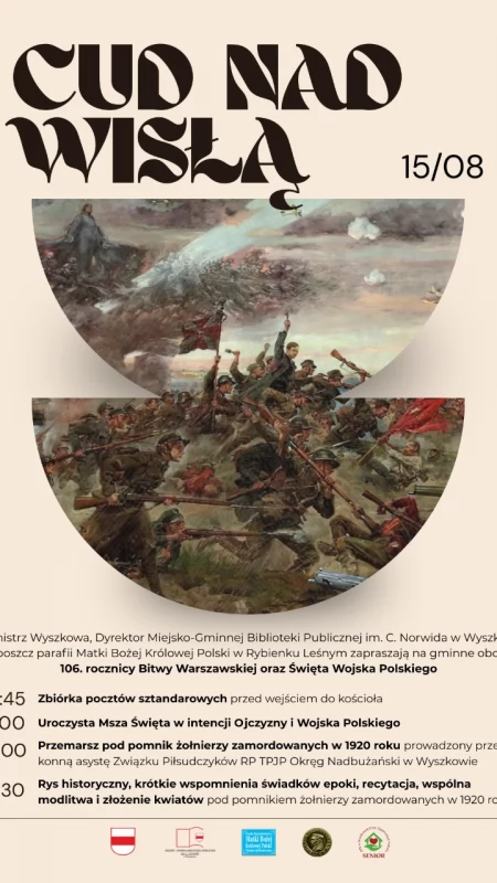 15 sierpnia w Rybienku Leśnym. Wyszków uczci 106. rocznicę Bitwy Warszawskiej i Święto Wojska Polskiego