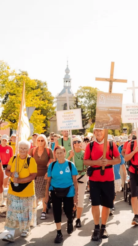 42. Piesza Pielgrzymka Łomżyńska pod hasłem uczniowie- misjonarze dotarła na Jasną Górę
