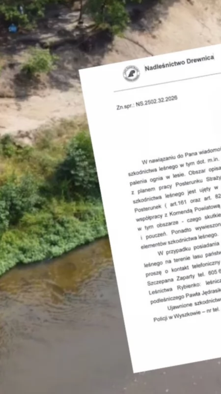 Mieszkańcy znad Liwca nie odpuszczają. Teraz odpowiada im Nadleśnictwo 