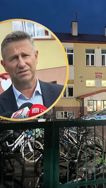 Dyrektor szkoły w Leszczydole-Nowinach przerwał atak 15-latka. „Poprosił mnie o pomoc. Chciał, żebym go przytulił”