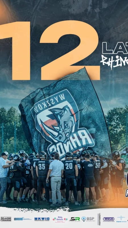 12 lat Rhinos Wyszków. Zaczynali od pomysłu, w który niewielu wierzyło. Dziś mają powody do dumy