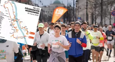 116 123. Półmaraton Warszawski już w najbliższą niedzielę. Dołącz i ciesz się atrakcjami [MAPY]