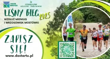 Już niedługo Leśny Bieg wzdłuż Mieniug i Wrzosowisk Mostówki