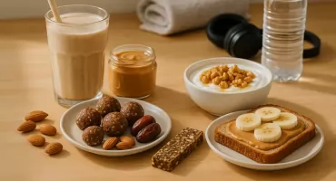 Orzechowy fitness: przekąski przed i po treningu dla każdego poziomu zaawansowania