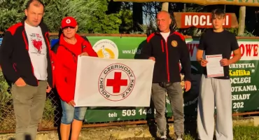 Rowerowa misja z sercem. Janusz Kobyłka odwiedził gminę Brańszczyk [FOTO]