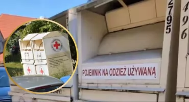 „Traktują kontenery jak zwykłe śmietniki”. PCK likwiduje pojemniki na odzież używaną