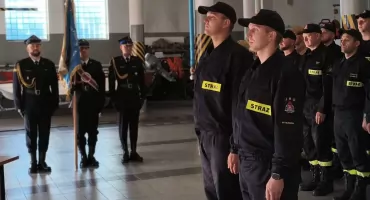 Dwóch nowych strażaków złożyło ślubowanie 