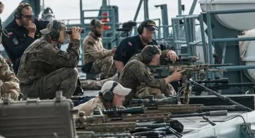 Mare Balticum Sniper Challenge: Snajperzy z 5 Mazowieckiej Brygady OT na pokładzie ORP „Gen. Tadeusz Kościuszko”
