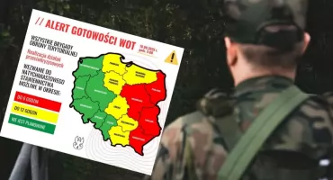 Naruszenie polskiej przestrzeni powietrznej. Alert także w powiecie wyszkowskim