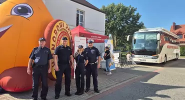 „Kropelka Pomocy z Legionem” w Somiance z udziałem policji