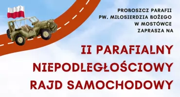 II Parafialny Rajd Niepodległościowy w Mostówce
