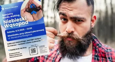 Niebieski Wąsopad 2025. Marsz po zdrowie mężczyzn