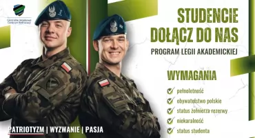 WCR Wyszków zaprasza studentów do udziału w nowej edycji Legii Akademickiej