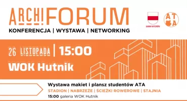 Archiforum 2025 w Wyszkowie. Blisko 100 projektów i nowe pomysły na miasto