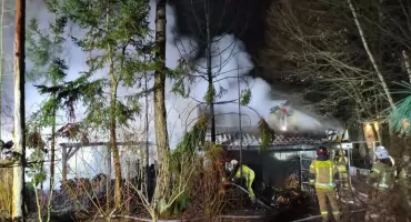 Duża mobilizacja służb w Wyszkowie. 38 strażaków w akcji wieczorem