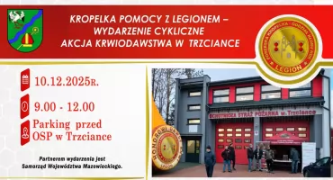 Kropelka Pomocy z Legionem wraca do Trzcianki - ostatnia akcja w tym roku!