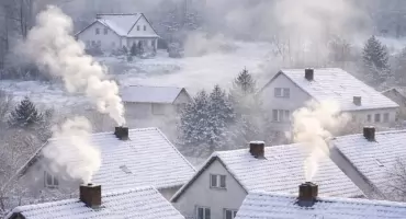 Ostrzeżenie dla mieszkańców powiatu wyszkowskiego. Ryzyko przekroczenia norm jakości powietrza