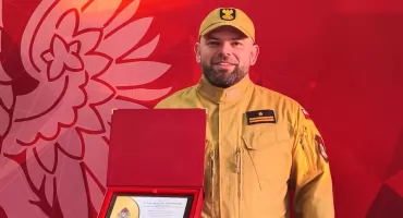 Pożegnanie i nowe wyzwania. Mł. bryg. Piotr Warchoł odchodzi z KP PSP w Wyszkowie