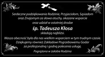 Podziękowania