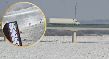 Idzie ocieplenie, a na rzekach gruby lód. Mieszkańcy patrzą na Bug z niepokojem