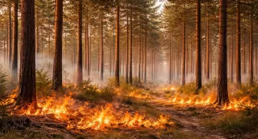 Dwa pożary, w tym jeden bardzo duży w powiecie wyszkowskim - artykuł aktualizowany