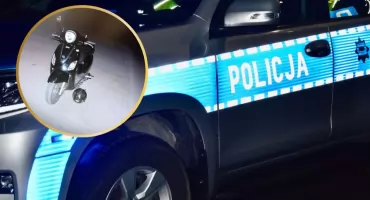 Motorowerem przez Blochy. Jeden z promilami, drugi bez kasku 