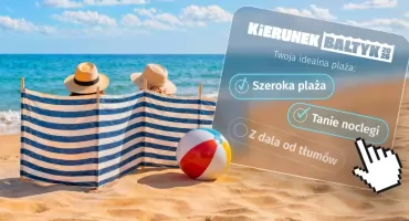 Czegoś takiego jeszcze nie było. Kalkulator plaż podpowie, które miejsce nad Bałtykiem jest dla ciebie najlepsze 