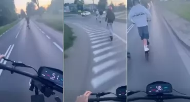 Jeżdżą w kominiarkach, pędzą ulicami. Mieszkańcy alarmują o grupach na hulajnogach