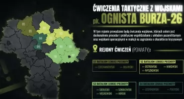 Wojsko pojawi się w gminie Wyszków. Przez tydzień będą trwały ćwiczenia 5 Mazowieckiej BOT