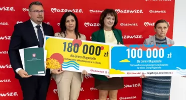 Ponad 5,4 mln zł dla regionu ostrołęckiego. Powiat wyszkowski z dofinansowaniem na sport, ekologię i gospodarkę odpadami