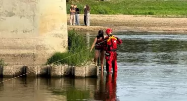 O krok od tragedii na Bugu. Strażak po służbie uratował dziewczynkę