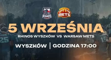 Rhinos Wyszków zaczynają sezon! Na otwarcie starcie z podwójnym mistrzem Polski